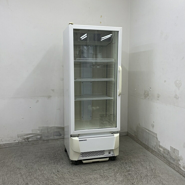 【中古】 A09444 冷蔵陳列棚 開き扉 252L パナソニック SMR-SU120天使の都市 100V 幅60糎 【お役目用】【バス発着場用】【引き請ける有】【家財おまかせ便】