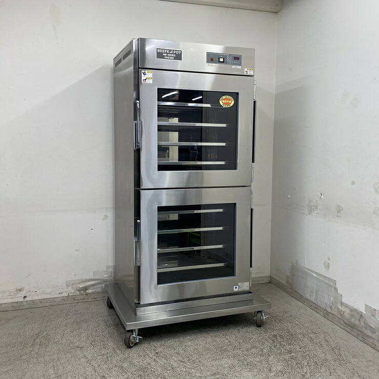 【中古】 A09658 遠赤外線温蔵庫 アンナカ / ニッセイ NB-490EG 100V 幅97.5ｃｍ キャスター付　【業務用】【厨房用】【保証有】【営業所止・リフト有直送可】P｜オリマックスキッチンプロショップ