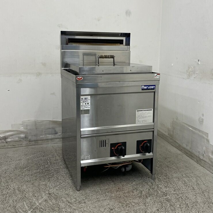 【中古】 A09426 うどん釜 角槽手合い マルゼン MGU-066G LP屁っ放り用 幅60珊 58L 【御勤め用】【勝手もと用】【引きうける有】【家財おまかせ便】
