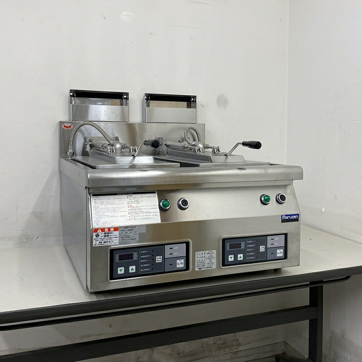【中古】 A09683 屁っ放り自動小銃餃子焼器 2連 マルゼン MAZ-44 2024年製 都市屁っ放り用 要100Vワット数 【御役目用】【御厨子所用】【引き受ける有】【家財おまかせ便】