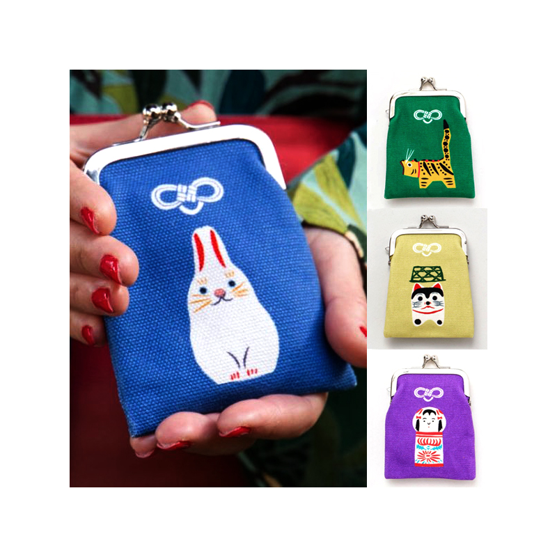 和柄巾着袋お守り(パワーストーン入り) チャーム 和柄巾着キーホルダー(パワーストーン入り)御守り 布