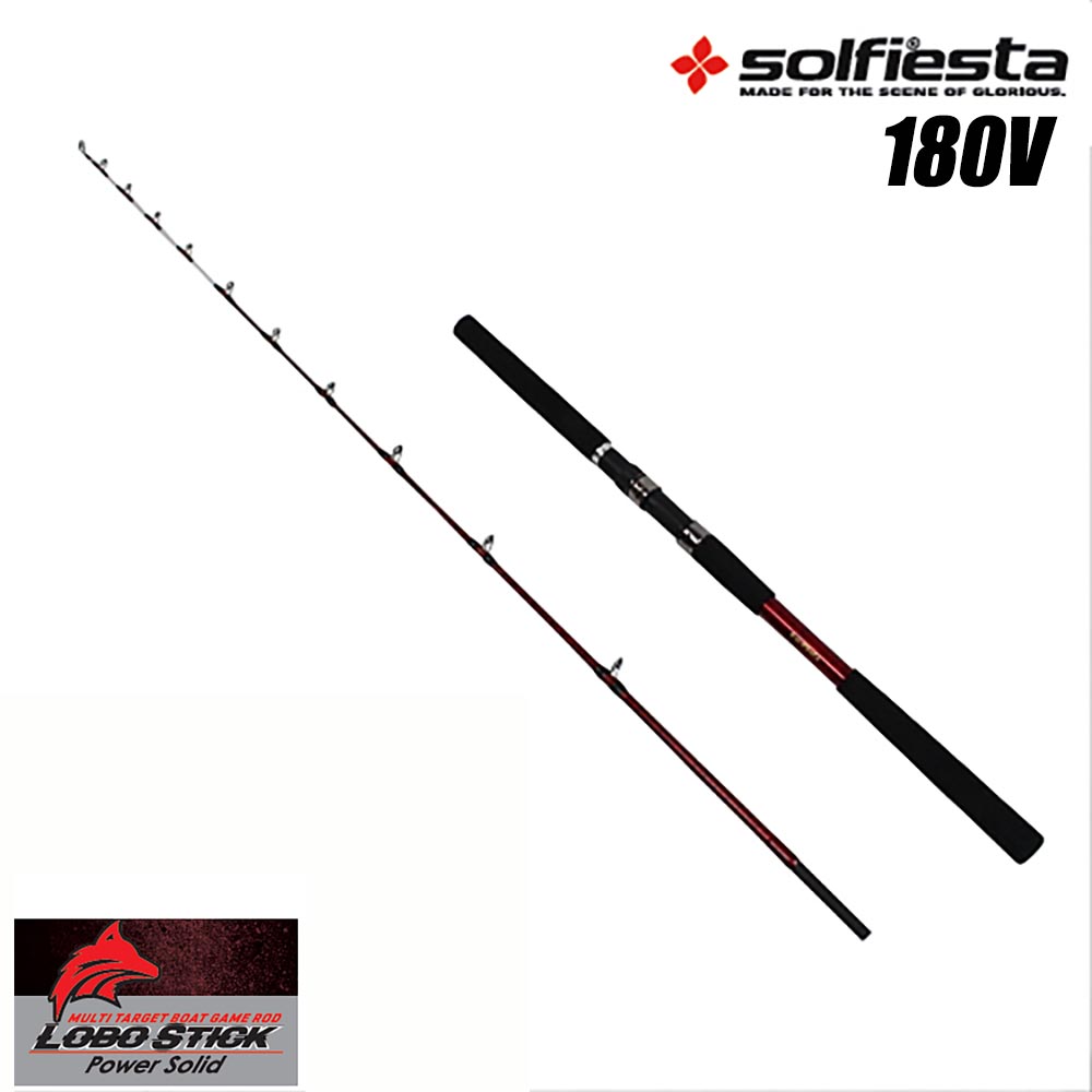 楽天市場 Solfiesta カーボン並継船竿 Lobo Stick 180 V Solf 釣具 釣竿 釣り竿 ロッド 海釣り 船竿 テンビン タチウオ アマダイ ヒラメ マゴチ マダイ アジ サバ 先調子 おり釣具 楽天市場店