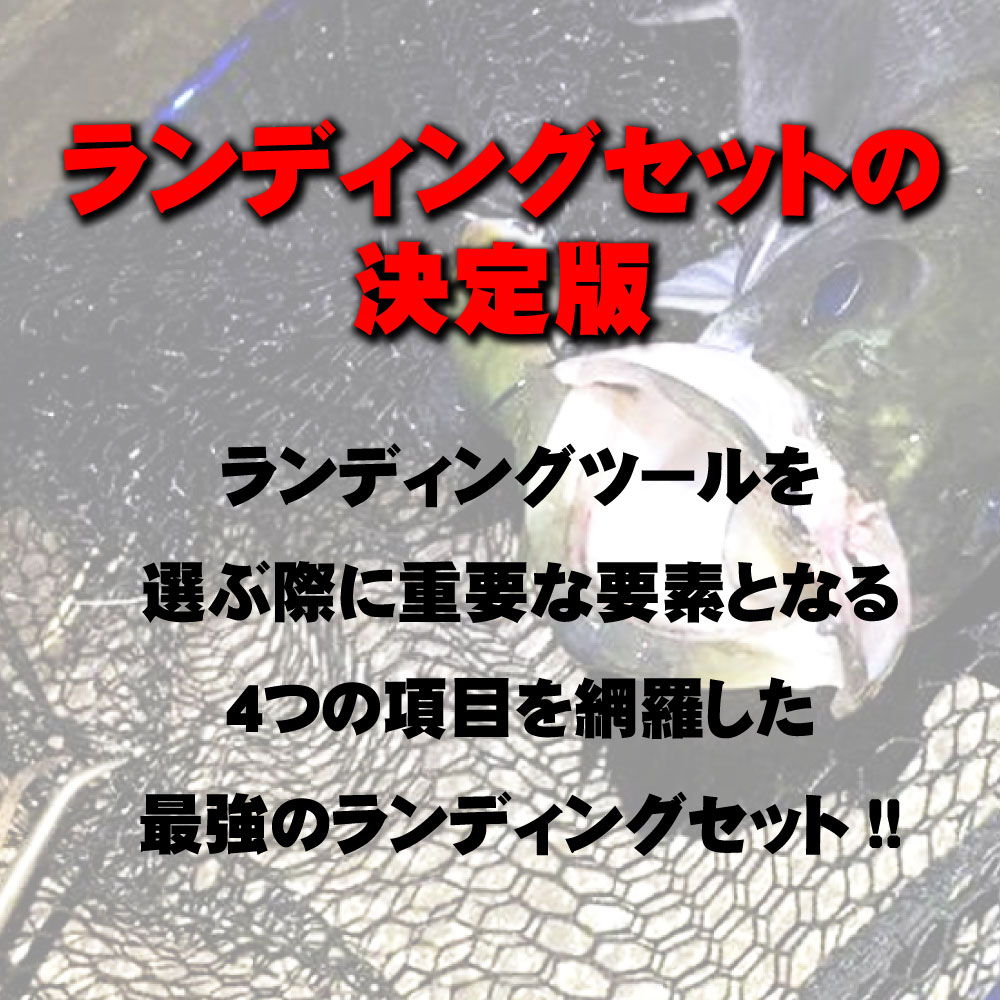 ショアソルト専用ランディングセット!BLACKLARCAL600+ランディングネットM+エボジョイント3点セット(landingset-101)|玉ノ柄タモ網アミネットランディングルアー青物磯波止海河川池湖フィッシング釣り釣具道具用品遠里