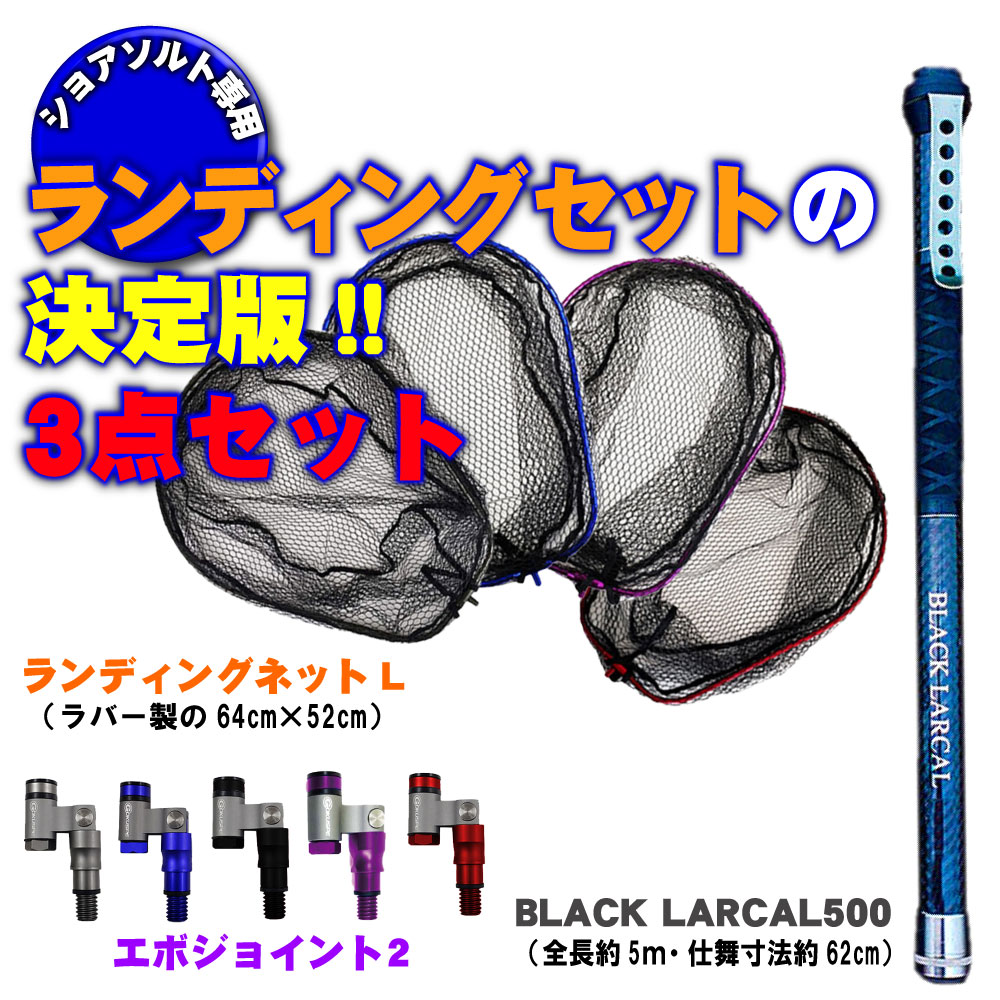 楽天市場】[セール] 10%off ランディング3点セット BLUE LARCAL 玉ノ柄550+ランディングネット L+ジョイントパーツ(sip-netset02-l)｜玉の柄 タモ網 アミ 磯玉 ランディング シャフト ネットジョイント ショアジギング 磯 波止  海 釣り 釣具 道具 おり : おり釣具 楽天市場店