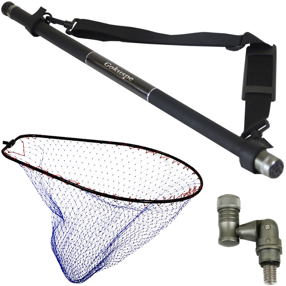 楽天市場】小継 タモ 折りたたみ 網M 2点セット BLUE LARCAL400