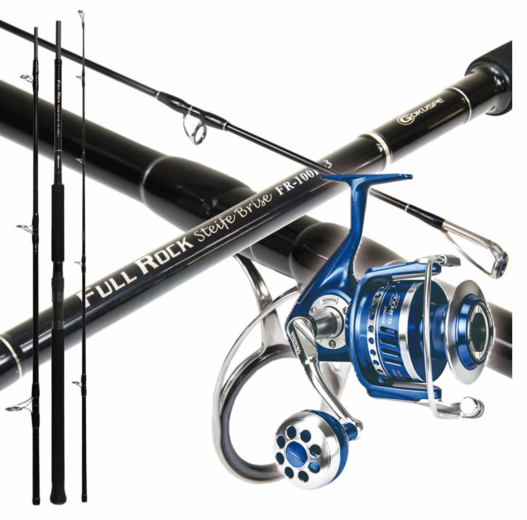 楽天市場】釣竿セット ショアジギング入門セット リール(糸なし)付き