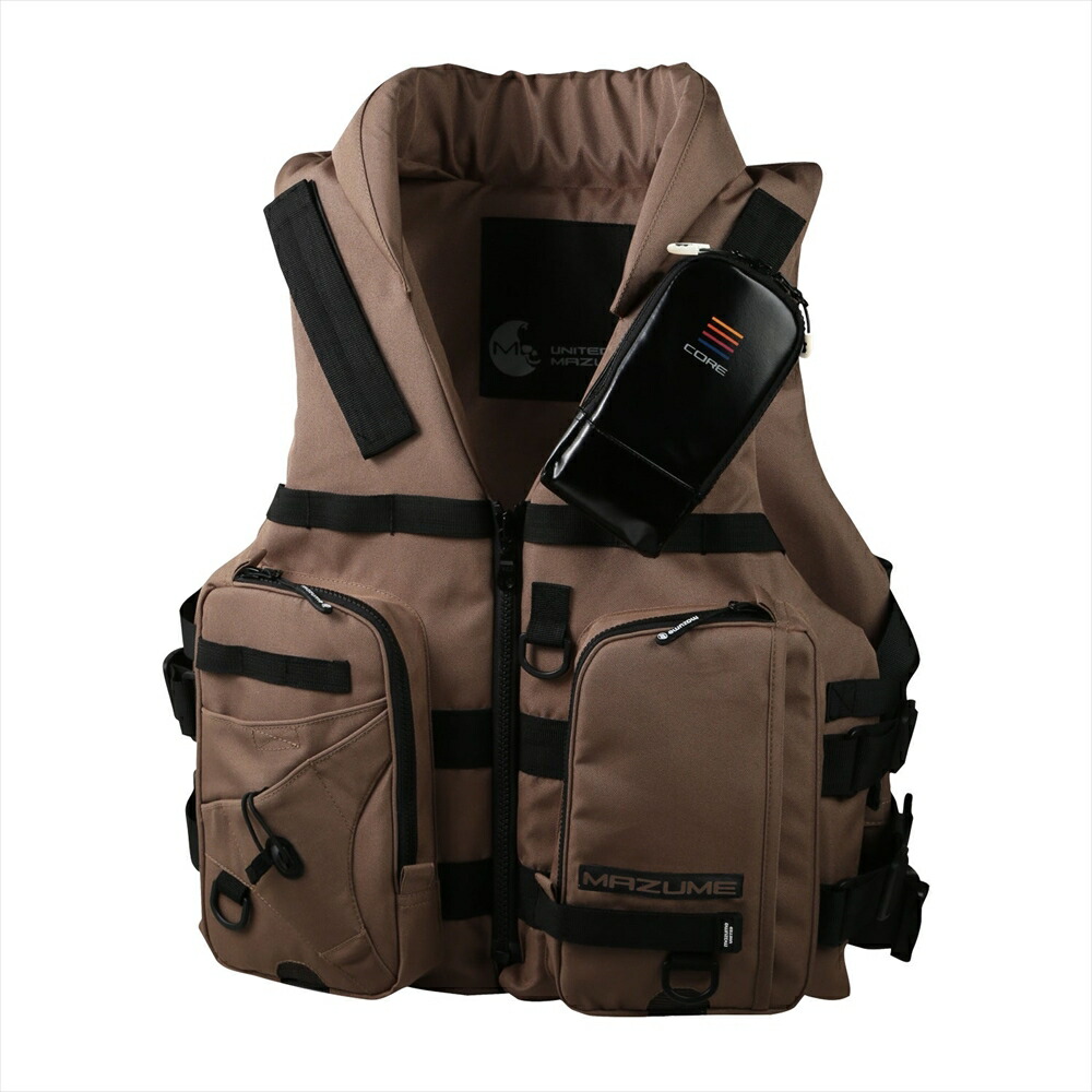 【送料無料/新品】 楽天市場】マズメ MZLJ-771 コアライフジャケット ブラック ウェア