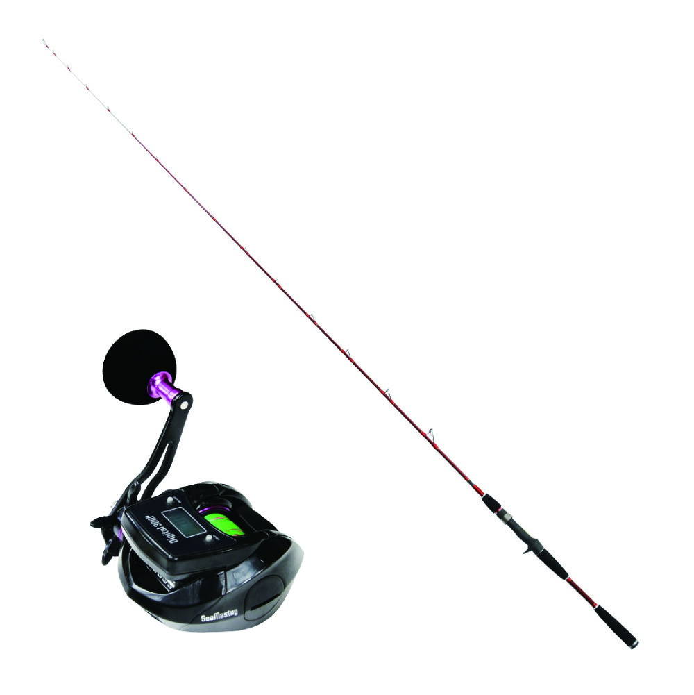 ライトゲームに最適 SP船FT500 C20-205 FujiSICガイド搭載 ライトゲームトリガータイプ ＆ SeaMastug Digital 300P PEライン2号200m付き (ori-funeset461)｜ライト五目 万能船竿 アジ釣り メバル釣り イサキ釣り 船メバル 真鯛釣り マダイ タイラバ 船釣り