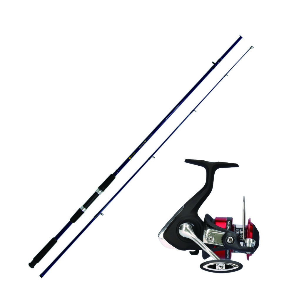 楽天市場】シーバスロッド ＆ PEライン付きリール フルセット ビッグ