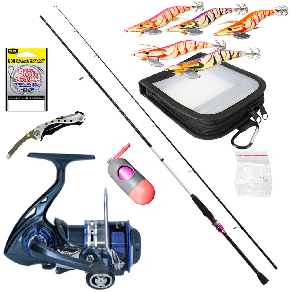 楽天市場】フジKガイド搭載 エギングロッド GUNSIGHT EGING ＆ Bayspin