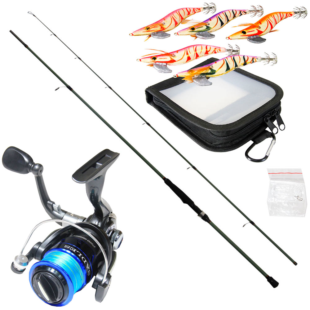 エギングロッド、アジングロッドセット ピンク エギングセット エギングロッド 8.0ft と 8.4ft からご選択可