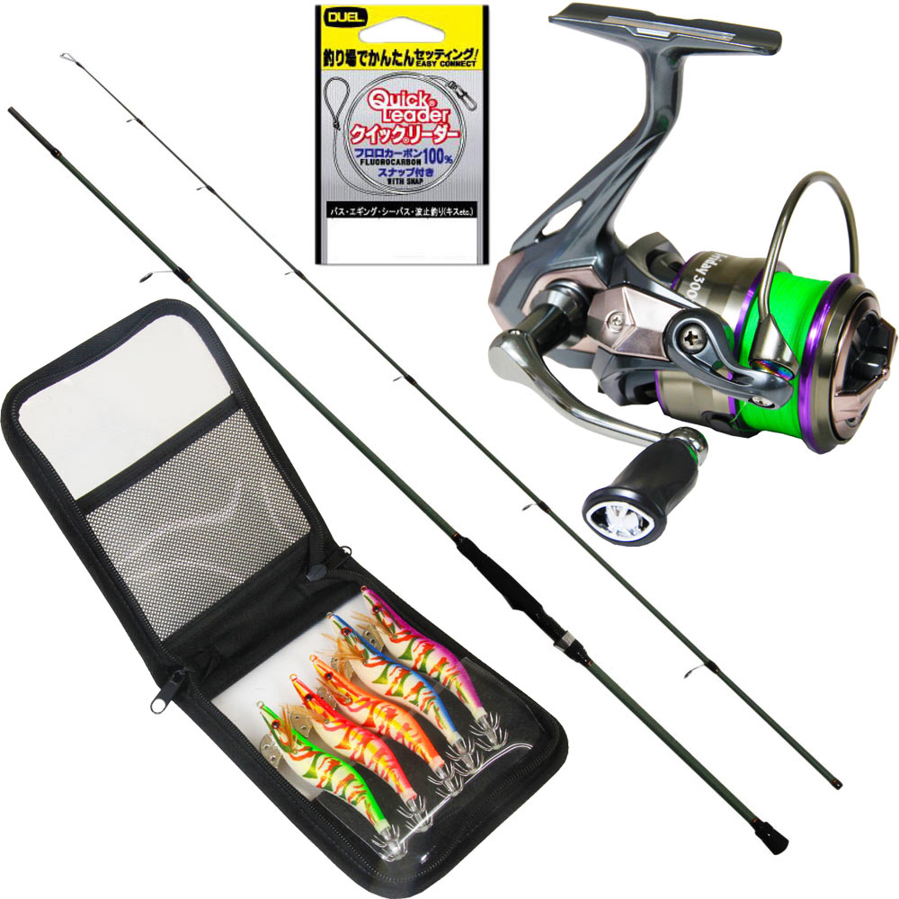 楽天市場】ハイコストパフォーマンス エギング セット (egingset-032