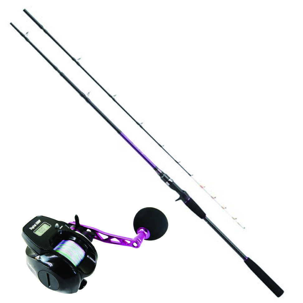 楽天市場】セルフォートタチウオテンヤデジタルリールセット 180(ori