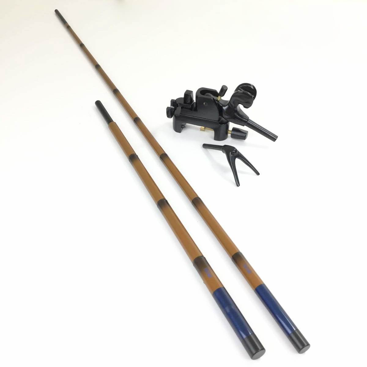 Amazon | 無心 燦 総塗り 竿掛け 二本物 小仕舞＆おり釣具