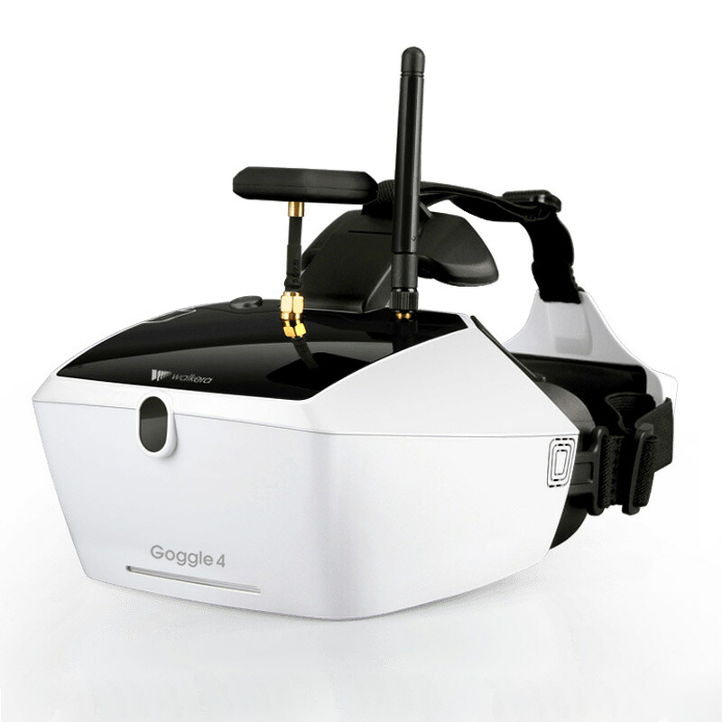 アウトレット walkera ゴーグル4 FPV メガネ 5インチ 5.8Ghz 40CH ダブルアンテナ バッテリー有 (goggle4-out) ｜ ラジコン ORI RC ドローン ワルケラ
