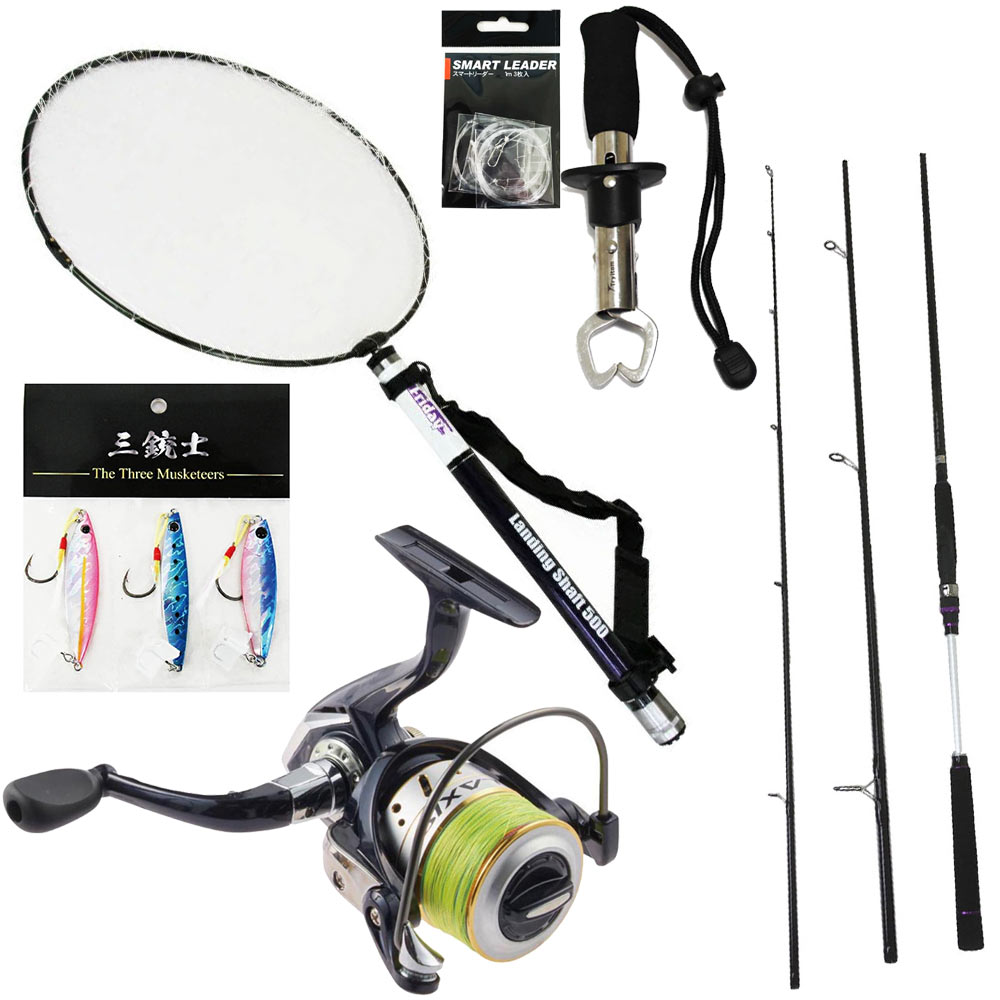 楽天市場】ライトショアジギング 入門に最適!! ロッド＆リール2点