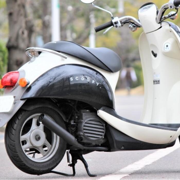 楽天市場】ホンダ クレアスクーピー用マフラー dhunai BLACK キャブ