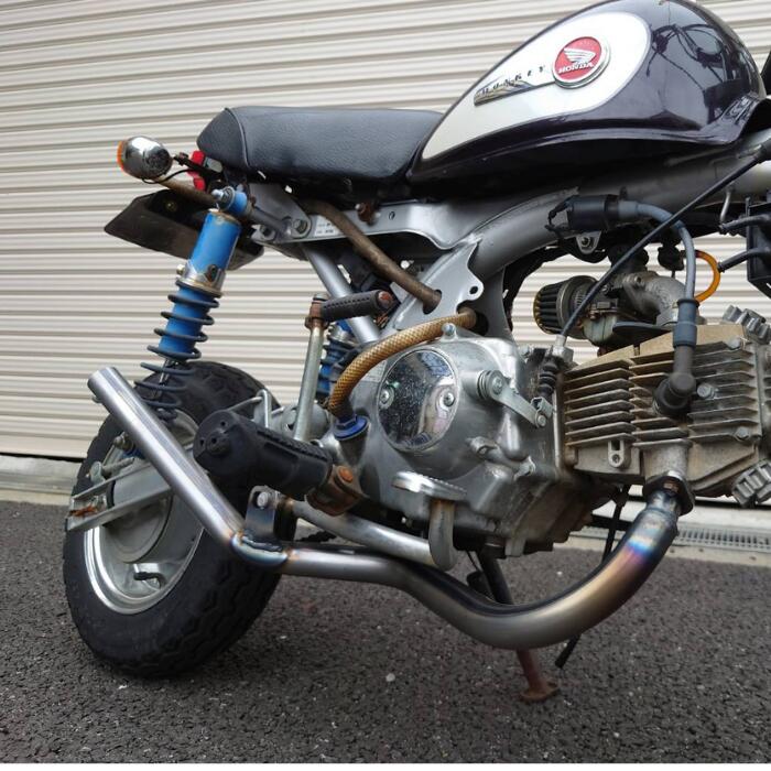 ORM製 ホンダ モンキー ゴリラ用 ウェイブ管マフラー 耐熱クリア 90ccまでボアアップ対応 SECRETSPEED 自社工場製造 HONDA｜ORM店 10,125円
