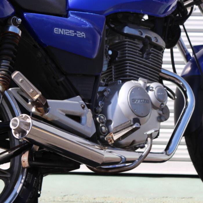 楽天市場】スズキ GN125 インジェクション用 エキゾースト