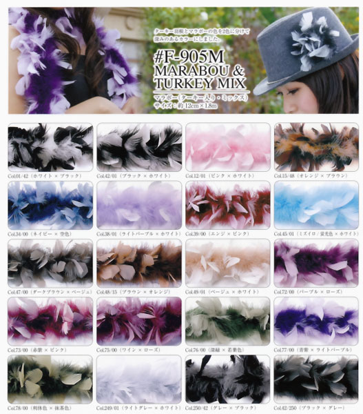 楽天市場】豪華なオーストリッチのマラボー : 素材屋さん 楽天市場店