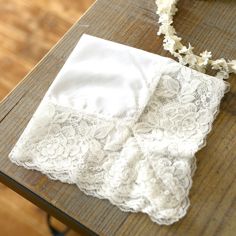 【未使用品】ウエディングブライダル　PREMIER 　レースハンカチ　MARIA 楽天市場】ブライダル ハンカチ プリンセス【ハンカチ 白 花嫁