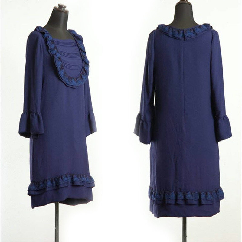 【メール便送料無料】ロングスリーブブルーパーティードレス袖付きAラインワンピース 楽天市場】【メール便送料無料】ロングスリーブブルーパーティードレス