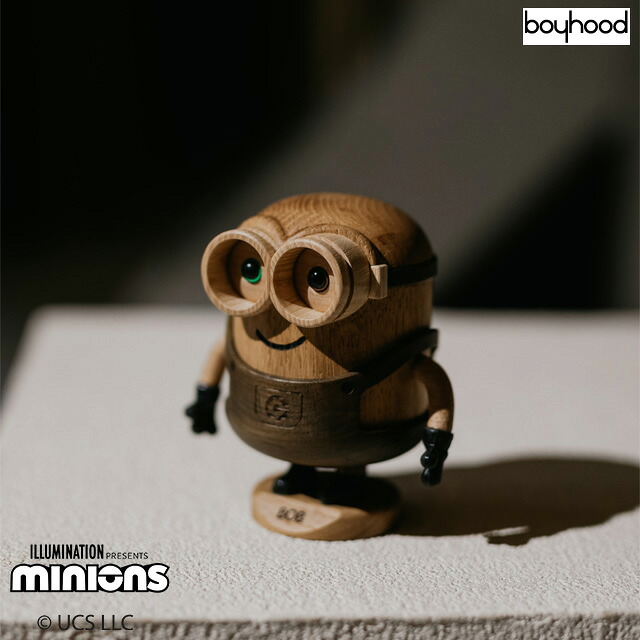 キャラクター オブジェ boyhood MINION ミニオン Bob 像 開運 風水 置物 財運 金運 インテリア オブジェ 置き物 木製 金運アップ グッズ 幸福 招き 御利益 ラッキーアイテム 運気アップ 縁起物 事務所 ビジネス運 ギャンブル運 魔除け 厄除け 開運グッズ 開運アイテム｜卸売のＥｉＥｉ　店