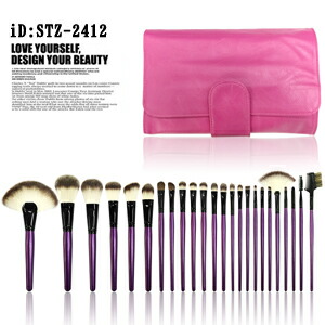 楽天市場】26本メイクブラシセット ブラシ収納ケース付 26本