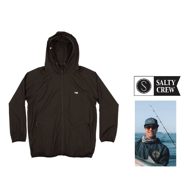 salty crew zip hoodie