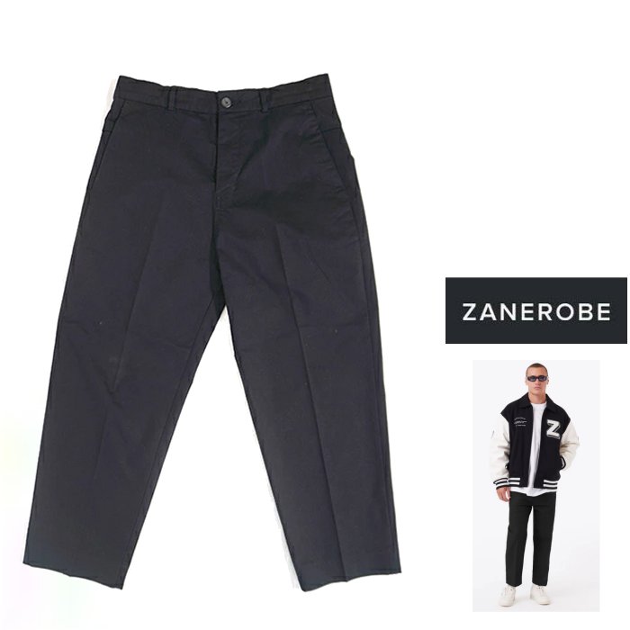 \u003cBR\u003eZANEROBE【 ゼインローブ 】\u003cBR\u003eZR748-EX-05【Box Crop Pant Tan】\u003cBR\u003eクロップド・ボックス・パンツ\u003cBR\u003ecolor【 BLACK 】黒いこと