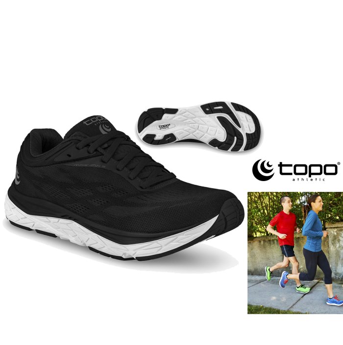 TOPO【トポ・アスレチック】MEN'S Magnifly3_M（NEW)メンズ ROAD スニーカーcolor:【Black/Black】ブラック&times;ブラック｜ORSAY オルセー BRAND インポート