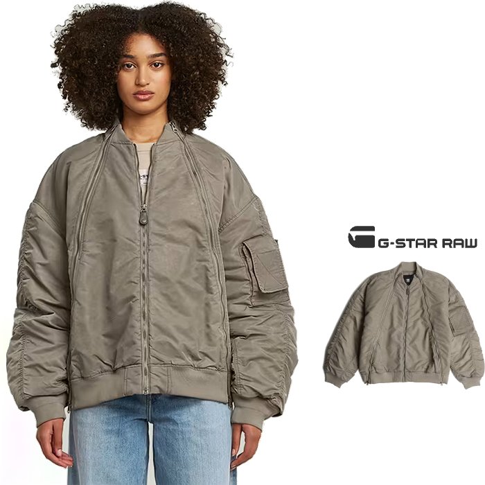 楽天市場】G-STAR RAW【 ジースターロウ 】【 Long Bomber Jacket WMN