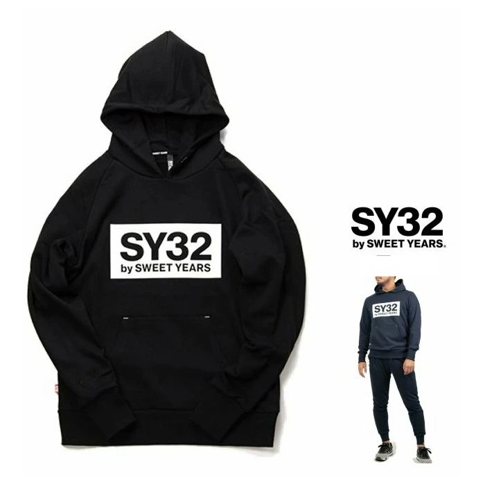 SY32 フード付ジャケット パーカー フーディー ネイビー S SY32 フード付ジャケット パーカー フーディー ネイビー S 楽天