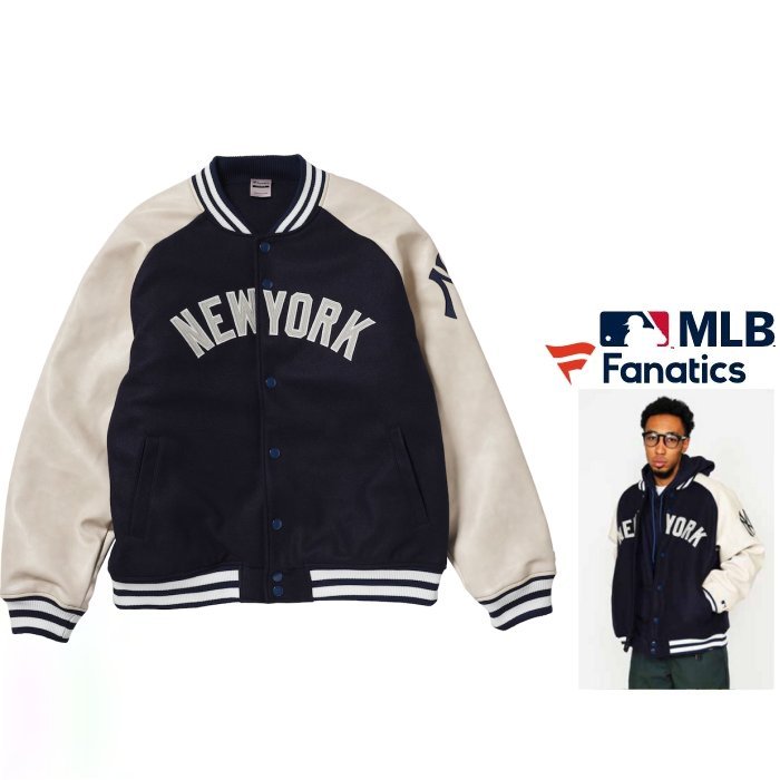 New York Yankees フード付きジャケット MLB公認 JHデザイン NY ヤンキース Yankees フード付き