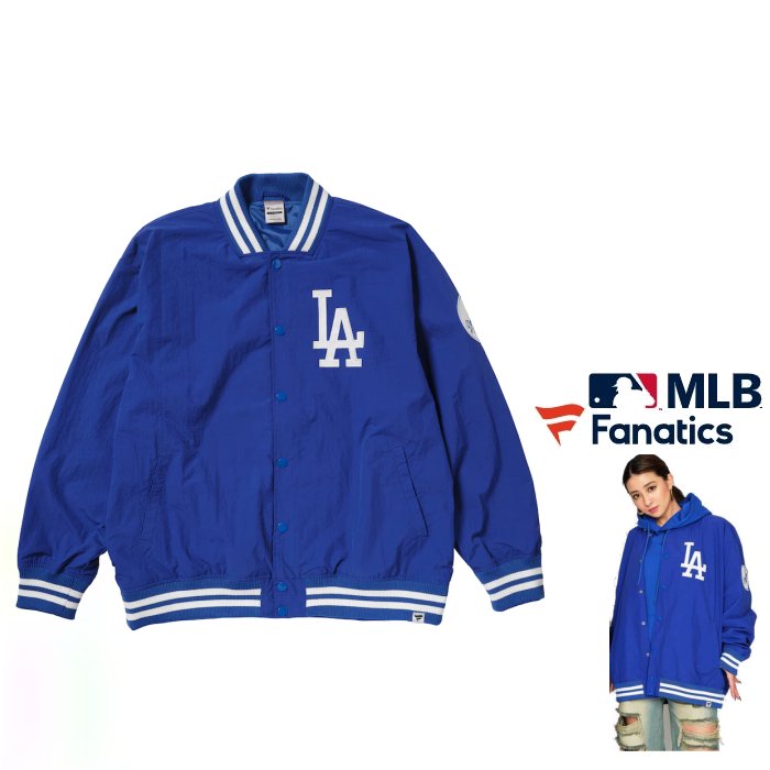 \u003cBR\u003eLA Dodgers【ドジャース】MLB定め事  Fanatics【 ファナティクス 】\u003cBR\u003eML2325FW0001【 LOGO NYLON STADIUM JACKET DODGERS  】\u003cBR\u003e天使の都市・ドジャース 闘技場・上衣\u003cBR\u003ecolor【 DODGER.BLUE 】ドジャーブルー\u003cBR\u003e