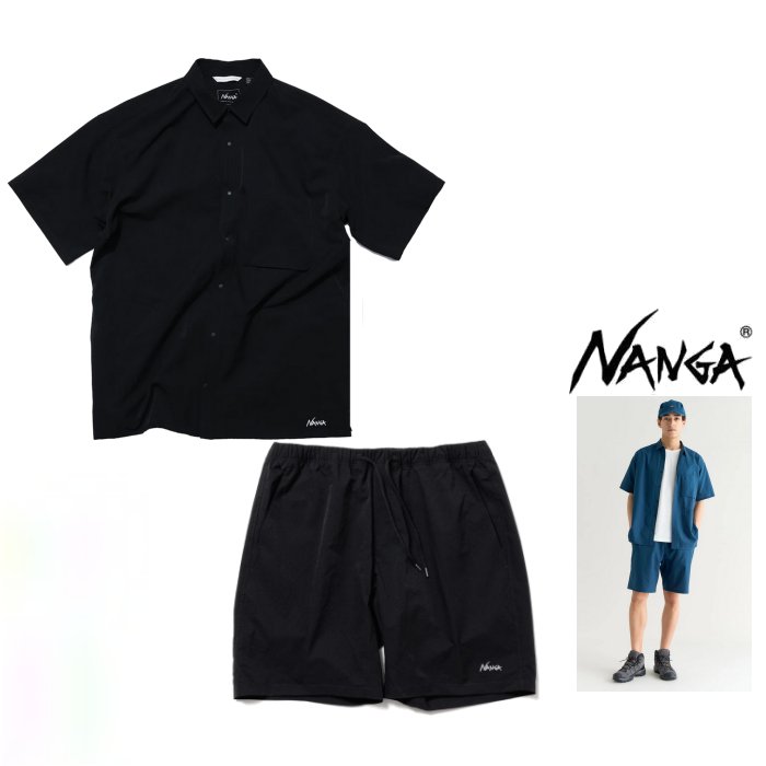 \u003cBR\u003eNANGA【 ナンガ 】\u003cBR\u003eNW2411-1E900・NW2411-1I903\u003cBR\u003e【Dot Air・・ COMFY SET UP\u003cBR\u003eCOMFY S/S SHRTS \u0026 Short Pants】エア湖はりつけ台・半袖プルオーバー・セットアップ背広Color：P/BLK【 BLACK 】黒いこと