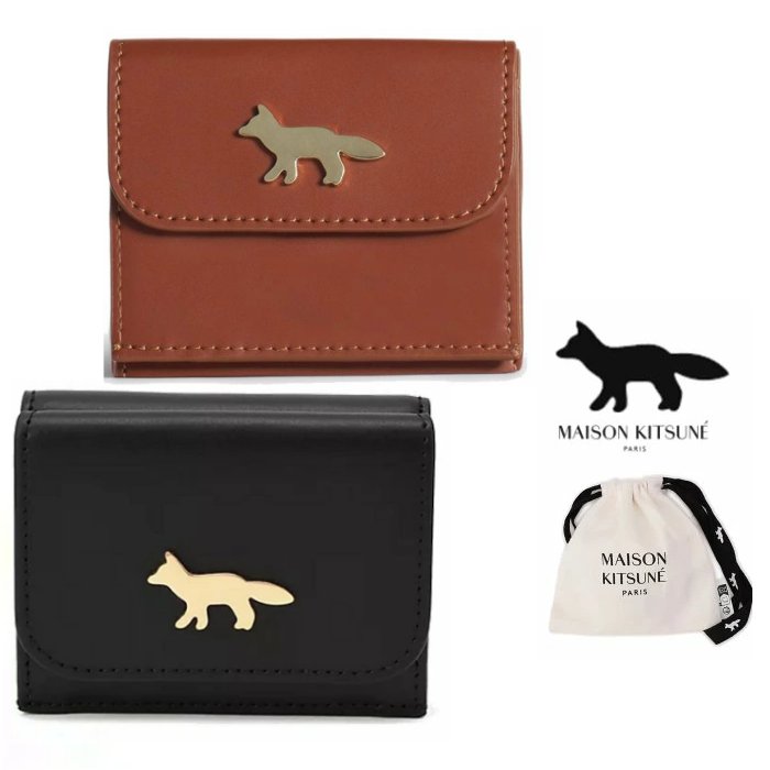 楽天市場】Maison Kitsune メゾンキツネ Chillax Fox Print Bi-Fold