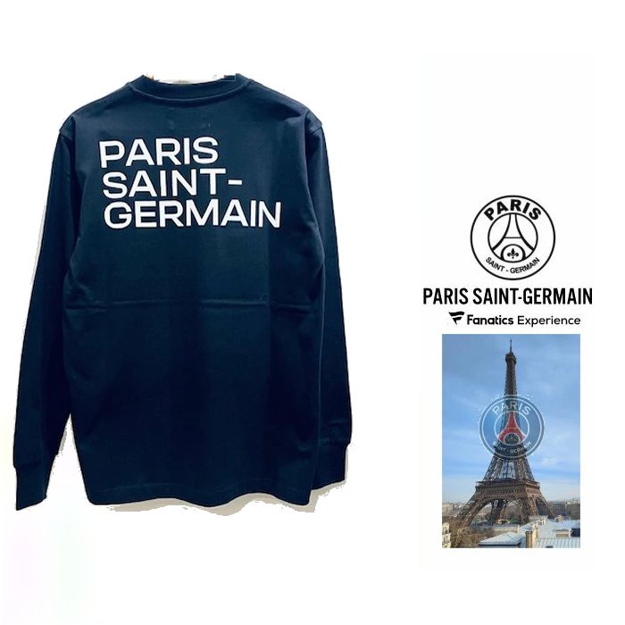 \u003cBR\u003e Paris Saint Germain【 光の都市サンジェルマン 】置き目\u003cBR\u003e Fanatics【 ファナティクス 】\u003cBR\u003ePS0325SS0002【 EMB LOGO \u0026 WORD PRINT  L/S TEE 】\u003cBR\u003eうしろ側ロゴタイプ・長袖ティーシャツ\u003cBR\u003ecolor【 WHITE 】白いこと\u003cBR\u003ecolor【 BLACK 】黒いこと\u003cBR\u003ecolor【 NAVY 】米国海軍 Tシャツ・カットソー-メンズファッション