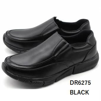 DUNLOP DR6275 メンズ 商行為シューズ ウォーキング 幅ひろい 5E スリッポン 革靴 歩き分かりやすい 座布団 軽さ 滑りにくい 通い 心地よい ダンロップ