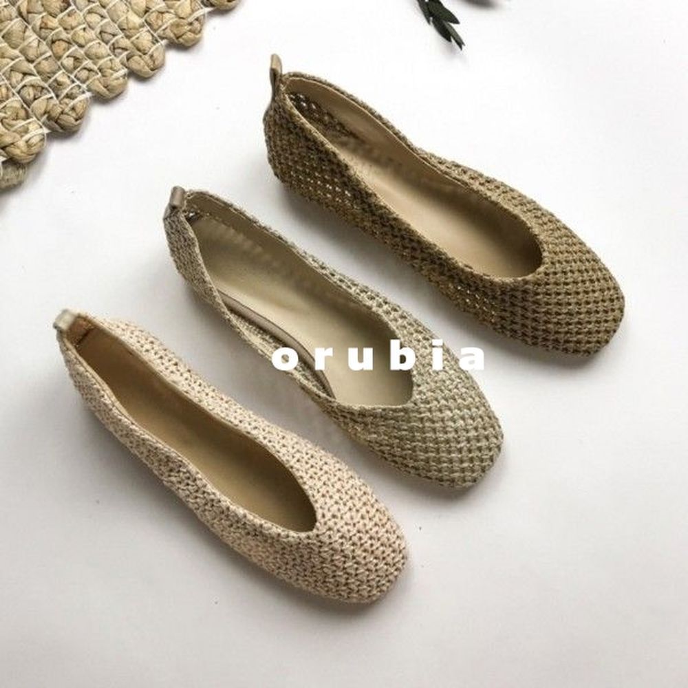 チャバ メッシュ パンプス フラットシューズ 37 楽天市場】編み込み メッシュ パンプス フラットソール らくちん