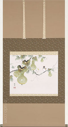 楽天市場】佐藤純吉『六瓢息災』掛軸（尺巾立） : 内田画廊