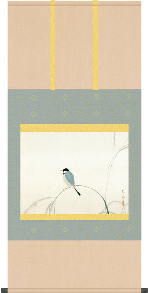 書写大作の掛け軸 速水御舟 文鳥 受注製芝居 Pghintheround Com