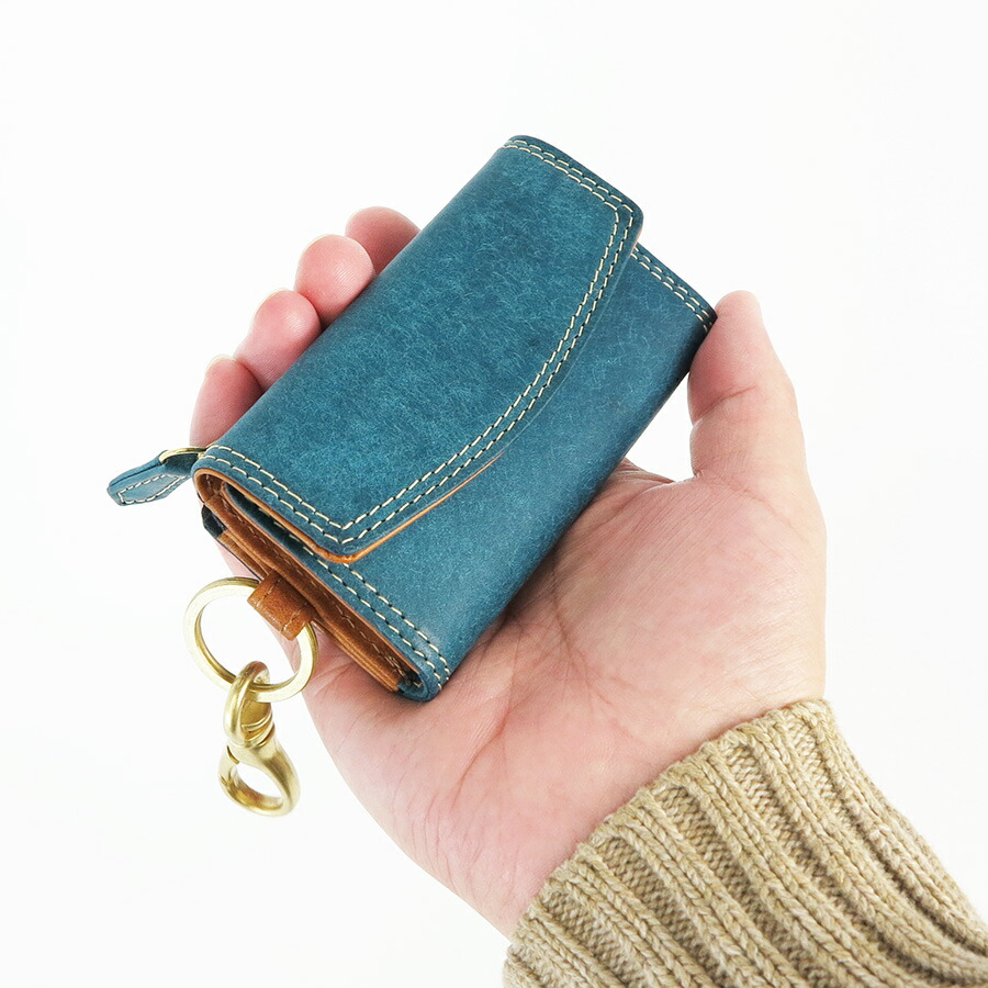 Neld Pueburo ネルド プエブロレザー キーケース An141 ブランド メンズ カードも入る 小銭入れ コインケース 小銭入れ付き 誕生日プレゼント 男性 プレゼント 革 女性 コイン カード レザー 鍵 革小物 鍵ケース 本革 革キーケース 小銭入れ付きキーケース Bullpadel Cl