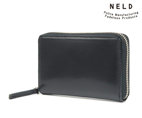 NELD ネルド コードバン ラウンドミドル財布 AN264 | ミドル財布 二つ折り財布 レディース 財布 ブランド ウォレット レディース財布 2つ折り 小物 革 本革 レザー 皮財布 革財布 折り財布 ミドルウォレット 女性