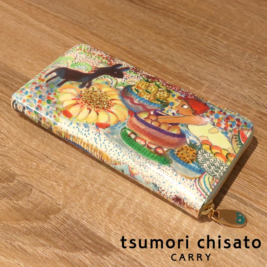 ツモリチサト Tsumori Chisato フルーツマーケット ラウンド長財布 本革 レディース 女性 彼女 長財布 プレゼント 送料無料 Andapt Com