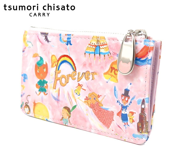 【ノベルティプレゼント】ツモリチサト tsumori chisato ピーターパン フラグメントケース 057895 | 本革 レディース 女性 彼女 プレゼント カードケース コインケース ミニ財布 日本製【送料無料】