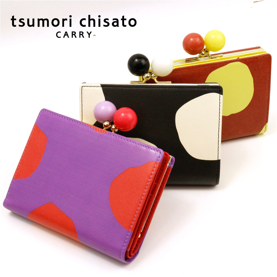 ニッサン・638 TSUMORI CHISATO ツモリチサト tsumori chisato がま口二つ折り財布 がま口財布 折財布 ズームドット  57301 レディース 通販