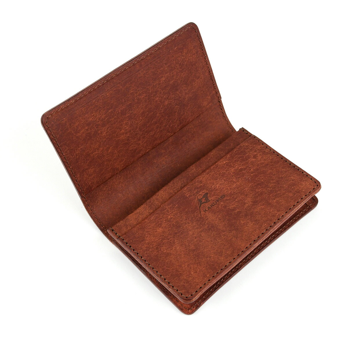 RRL レザー 名刺入れ カードケース ブラウン ギフトに【RRL ダブルアールエル】レザー カード ケース (RRL/カード