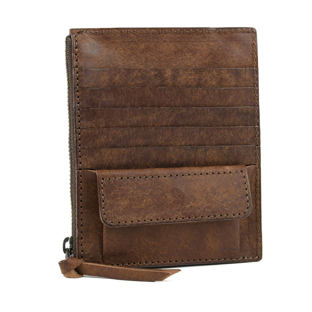 楽天市場】フラグメントケース コンパクト財布 プエブロレザー GRAY