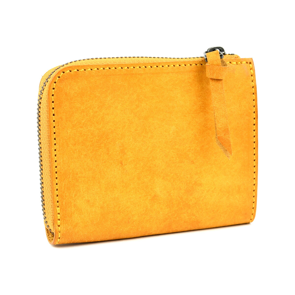 コンパクト財布 L字ファスナー プエブロレザー YELLOW 日本製 本革 財布 レディース プエブロ バダラッシカルロ 革 ミニ財布 使いやすい 二つ折り ハーフウォレット YKK L字財布 送料無料 LT05 イエロー 黄色 Napoli ナポリ Pueblo